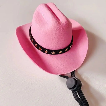 Chapeau cowboy ajustable pour chat