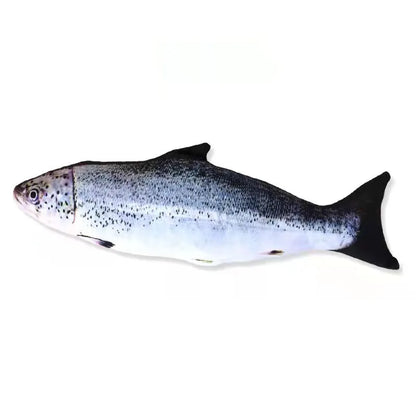 Jouet poisson en peluche pour chat