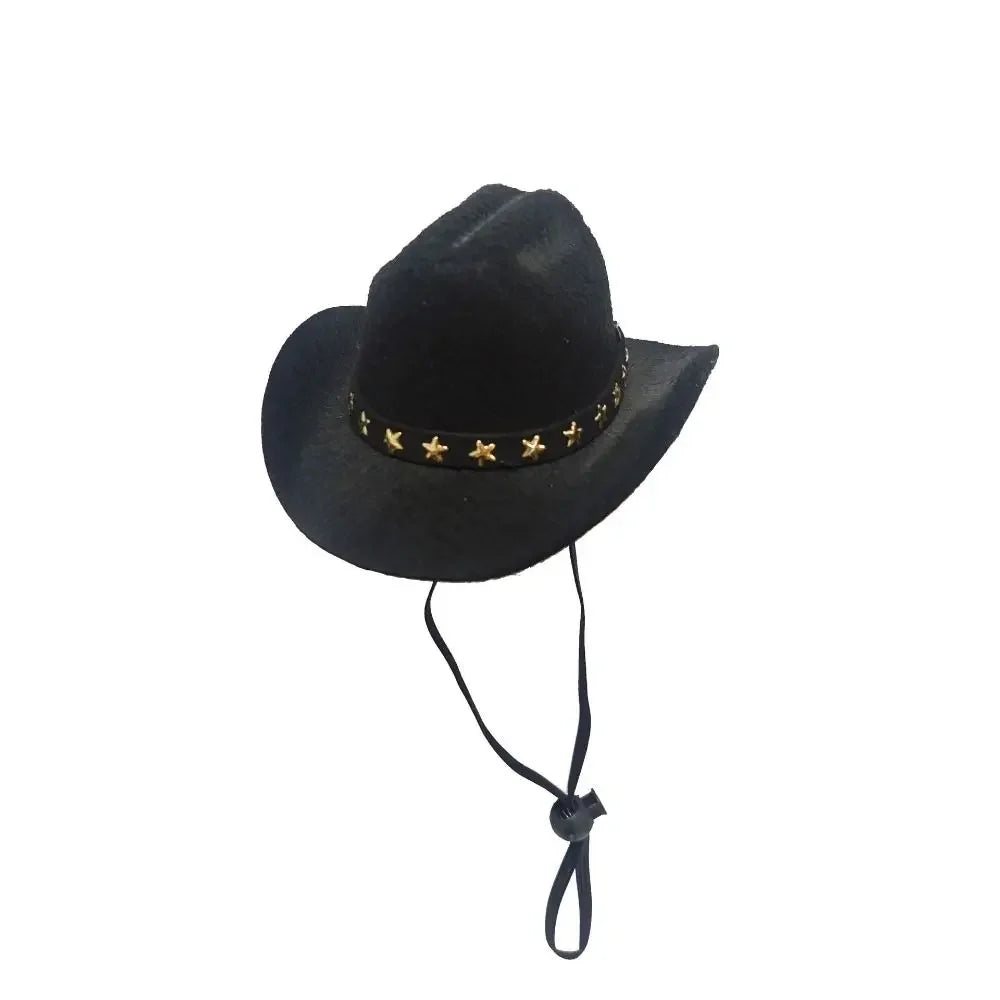 Chapeau cowboy ajustable pour chat