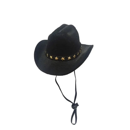 Chapeau cowboy ajustable pour chat