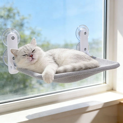 Hamac de fenêtre à ventouses pour chat
