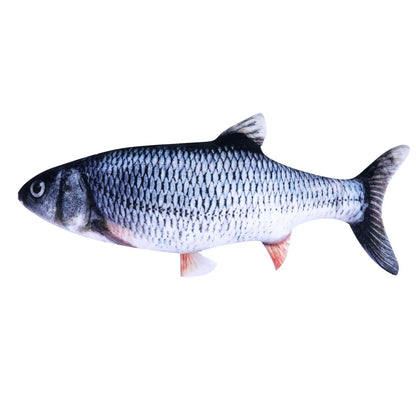 Jouet poisson en peluche pour chat