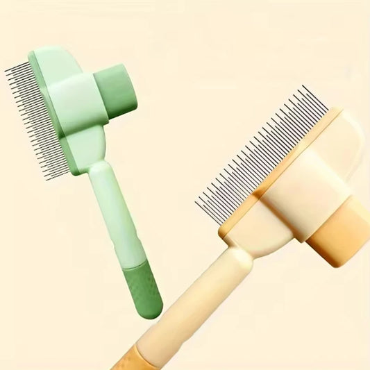 Brosse autonettoyante pour chat