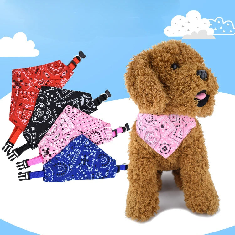 Foulard bandana ajustable pour chat