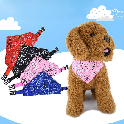 Foulard bandana ajustable pour chat