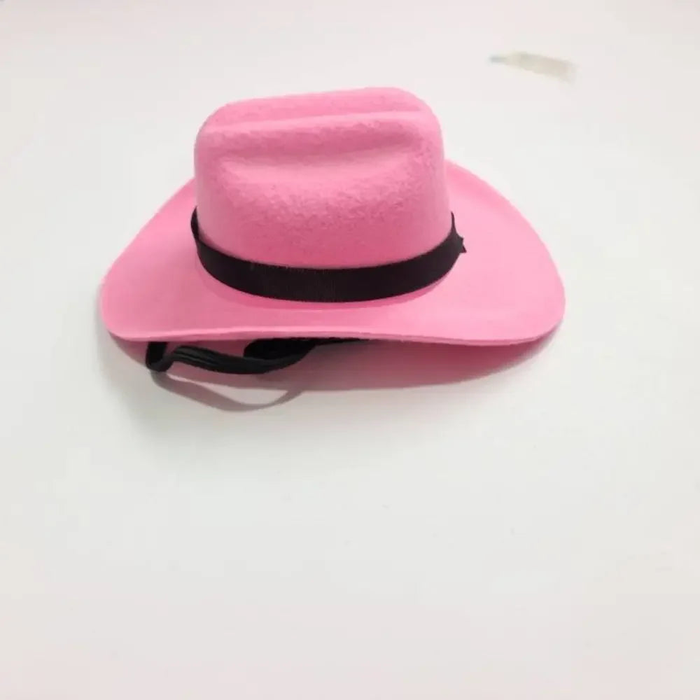 Chapeau cowboy ajustable pour chat