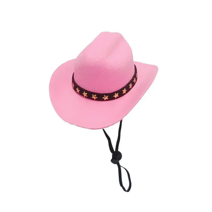 Chapeau cowboy ajustable pour chat