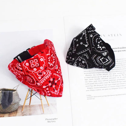 Foulard bandana ajustable pour chat