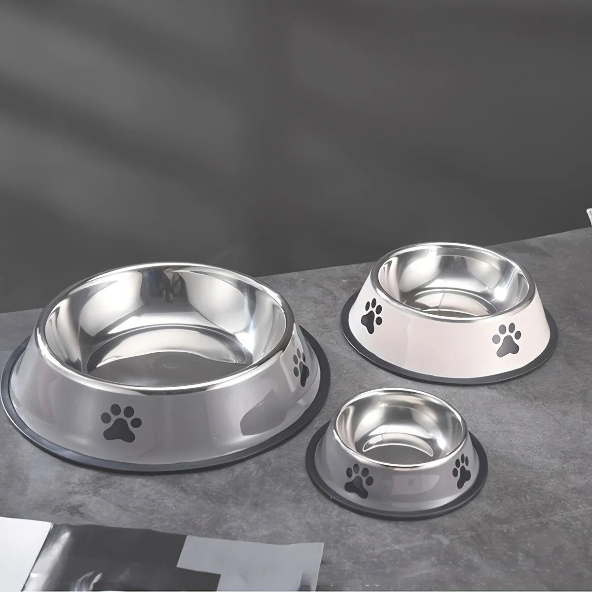 Gamelle en inox pour chat